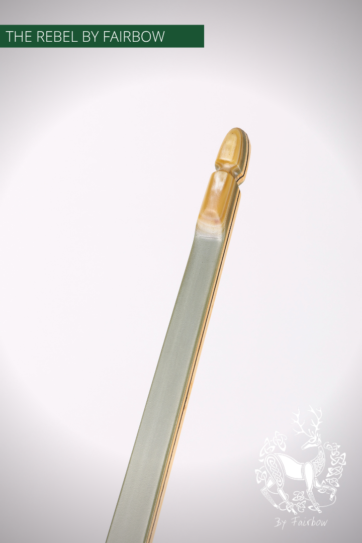 THE REBEL BOW 29@28 GREEN GLASS, AROMATIC CEDAR RISER, BAMBOO CORES