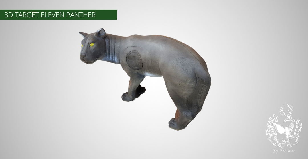 3D TARGET BLACK PANTHER BY ELEVEN-Eleven-Fairbow
