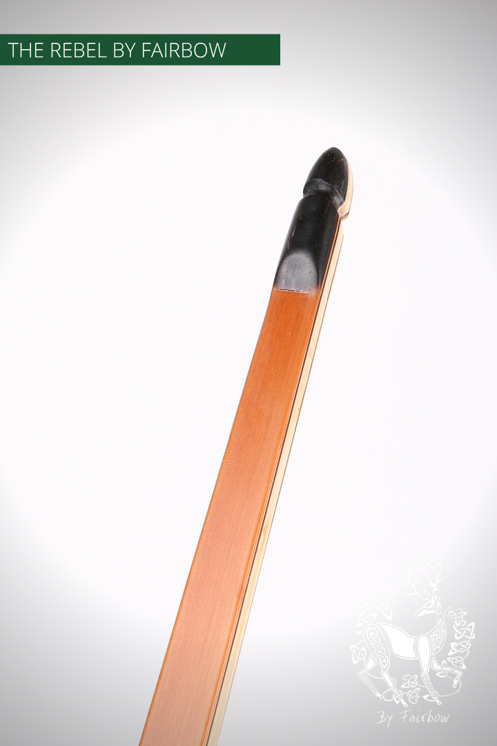 THE REBEL BOW 60@28 CLEAR GLASS, YEW RISER, BAMBOO CORES