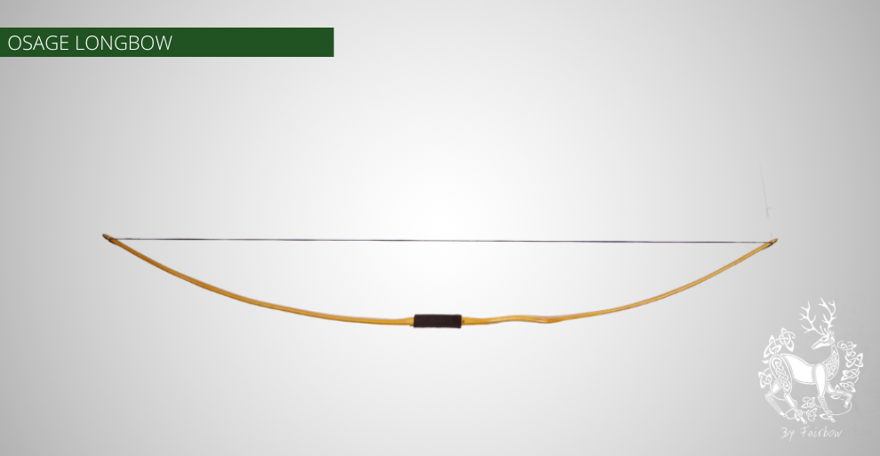 OSAGE SELFBOW, 65 INCH NTN, 32 LBS AMERICAN FLATBOW
