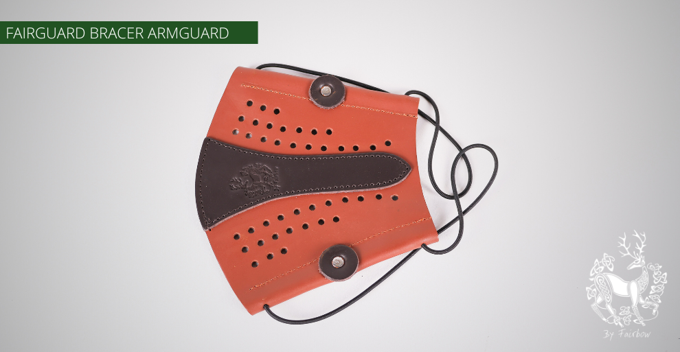 ARMGUARD, COMFORTABLE DESIGN, EASY TO WEAR, HIGH QUALITY LEATHER-Protection-Fairbow-brown-Fairbow