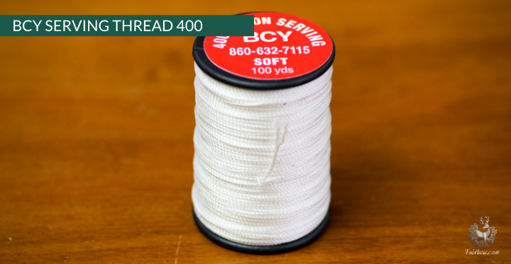 BCY NYLON SERVING 400 SOFT-string-Fairbow-Dark brown-0.020"-Fairbow