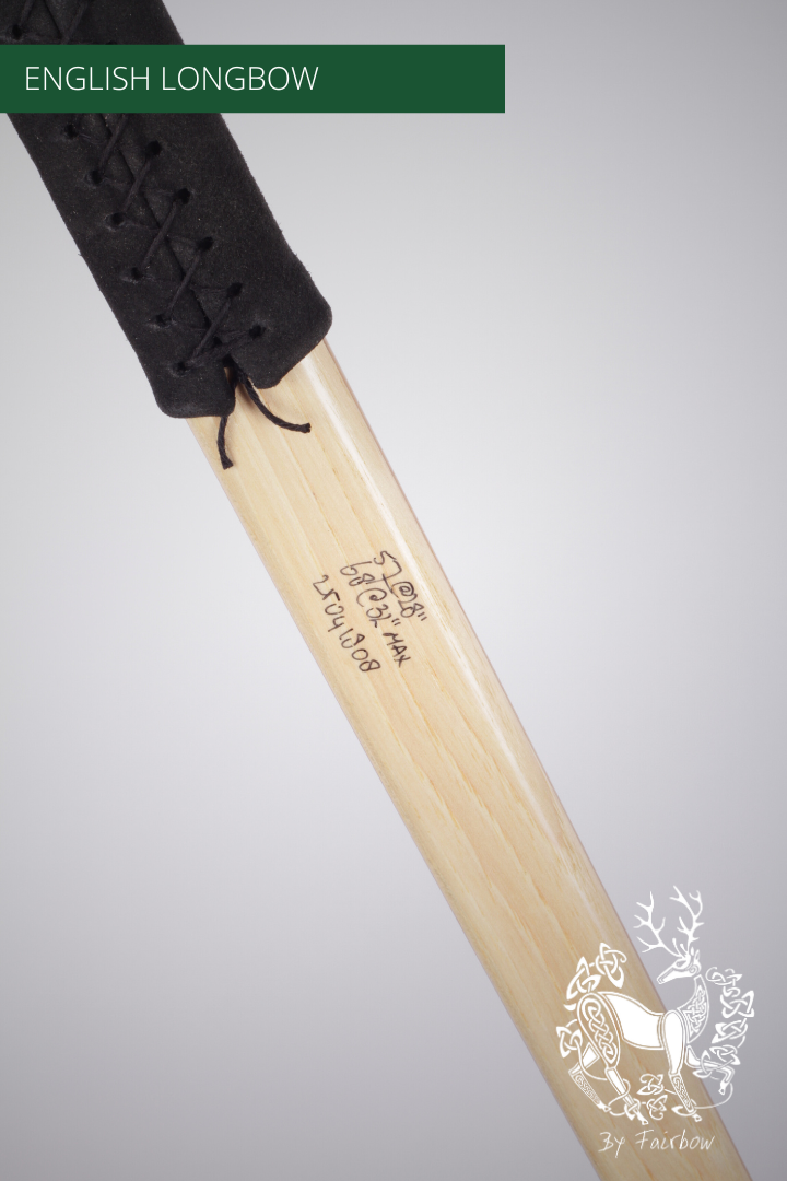 ENGLISH LONGBOW 57@28 DUALLAM ARGENTINIAN OSAGE HICKORY SUPERIOR-English Longbow-Fairbow-Fairbow