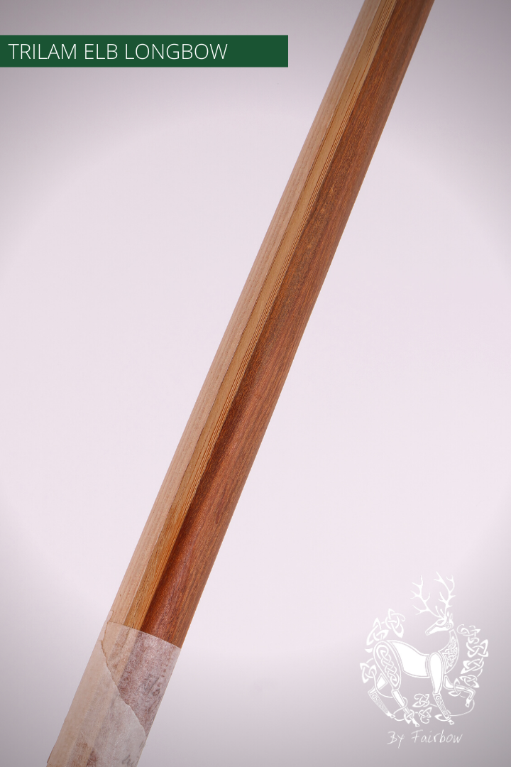 ENGLISH LONGBOW BASIC, GREENHEART SUPERCORE BAMBOO / HICKORY-Bow-Fairbow-30-35#-26"-Hicklory-Fairbow