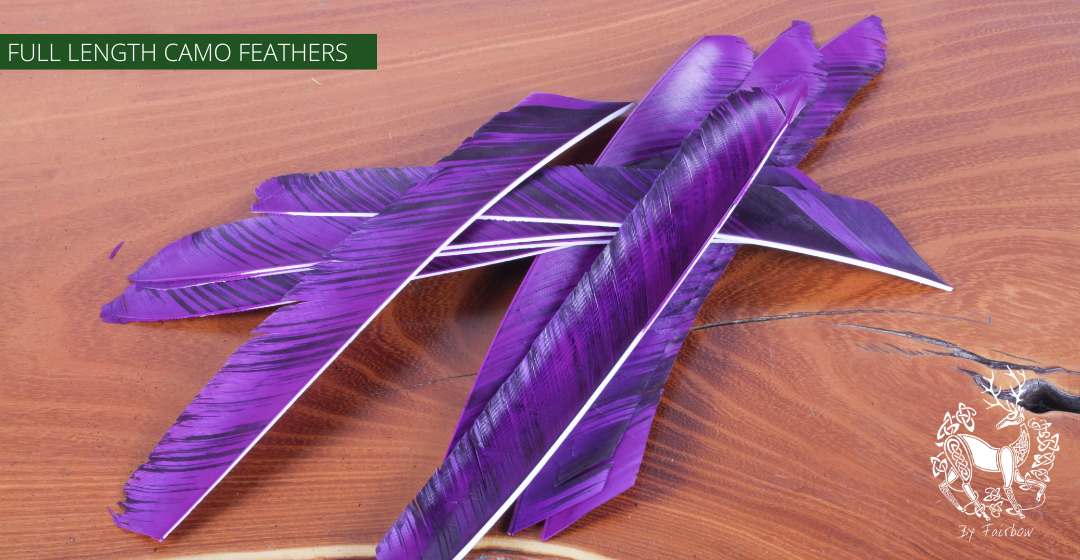 FEATHERS FULL LENGTH CAMO RIGHT WING-Feathers-Gateway-Camo purple-Fairbow