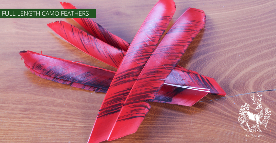 FEATHERS FULL LENGTH CAMO RIGHT WING-Feathers-Gateway-Camo red-Fairbow