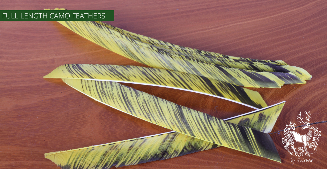 FEATHERS FULL LENGTH CAMO RIGHT WING-Feathers-Gateway-Camo yellow-Fairbow