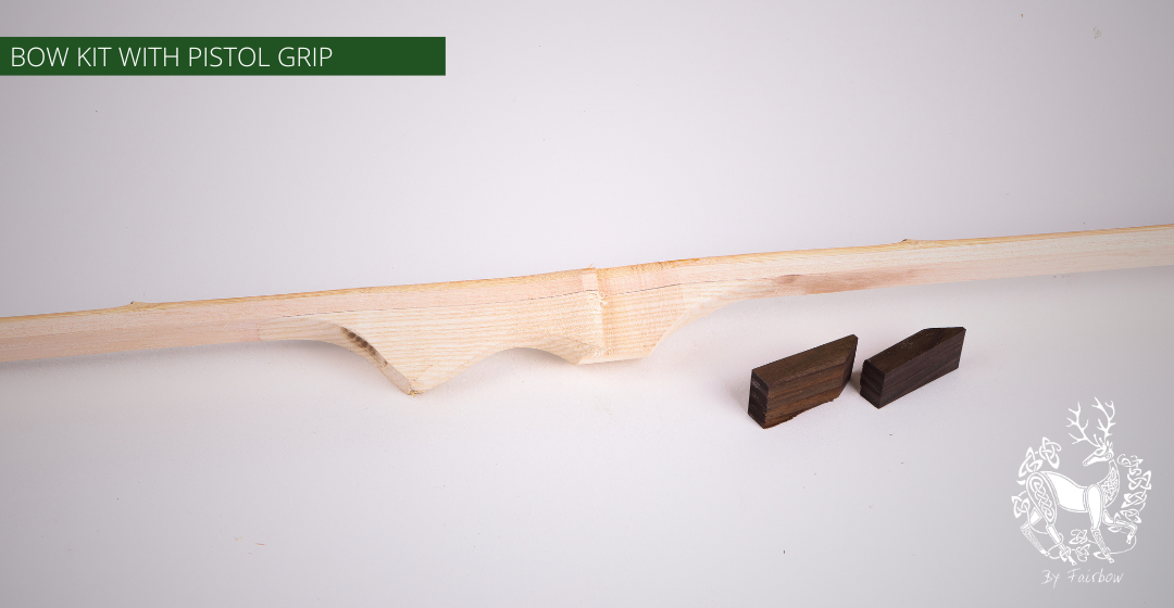 KIT DELUXE BEGINNERS KIT ALB HICKORY / BAMBOO BACKED WITH PISTOL GRIP-Bow kit-Fairbow-Right handed-Fairbow