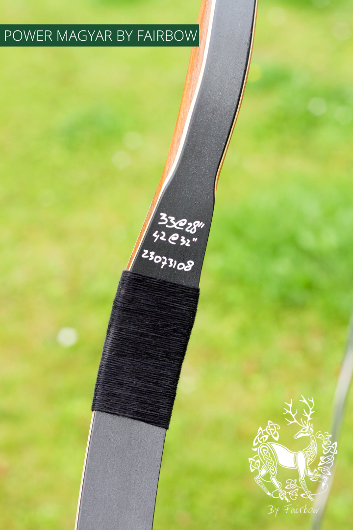 MAGYAR SF, BLACK GLASS AND SUPERCORE, HORSEBOW 42 LBS @ 32 INCH-Bow-Fairbow-Fairbow