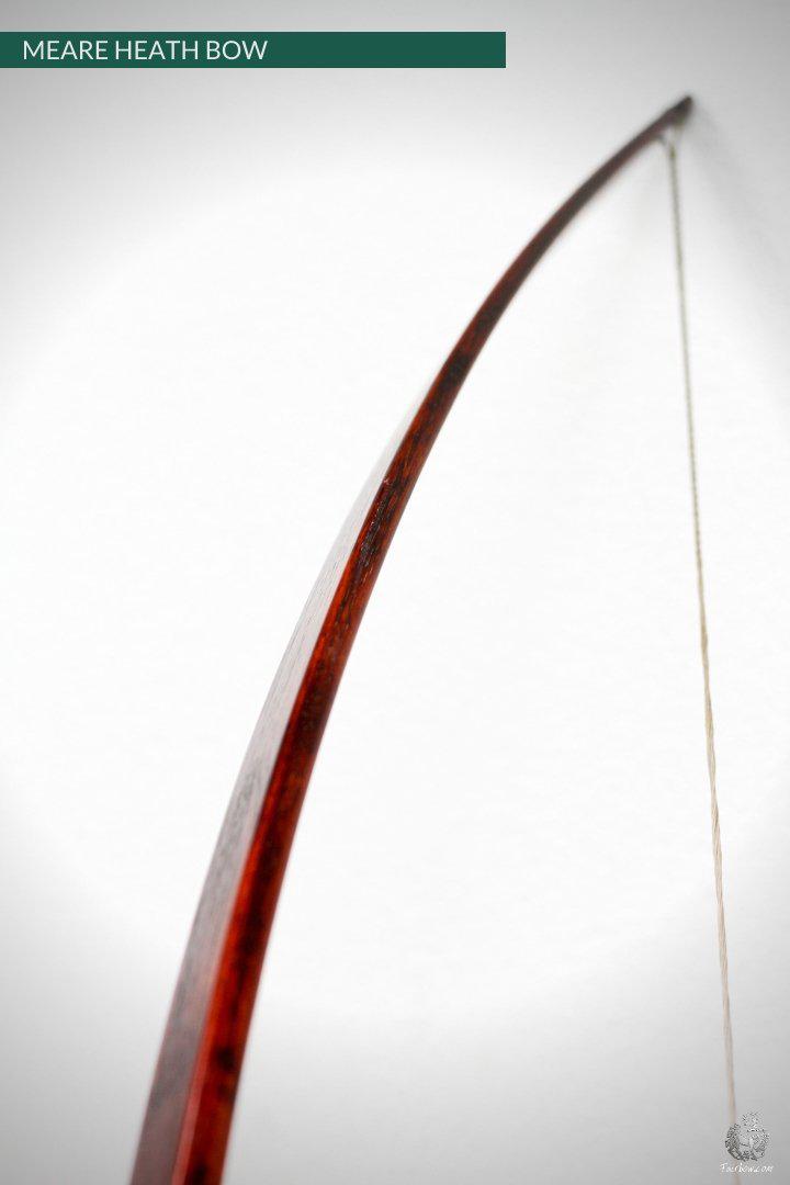 MEARE HEATH BOW, SOLID HICKORY EXCELENT STAINED IN STOCK-Bow-Fairbow-15#-Fairbow