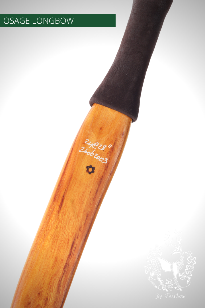 OSAGE SELFBOW, 65 INCH NTN, 24 LBS AMERICAN FLATBOW-Bow-Fairbow-Fairbow