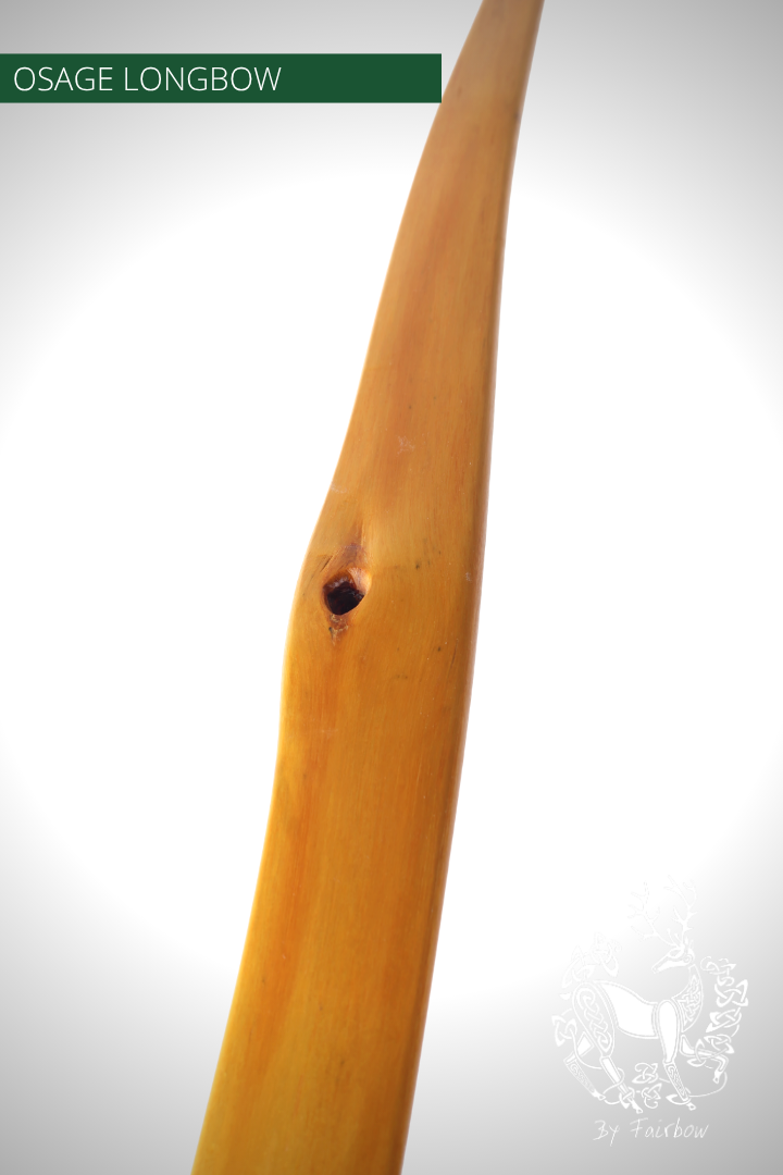 OSAGE SELFBOW, 65 INCH NTN, 32 LBS AMERICAN FLATBOW-Bow-Fairbow-Fairbow