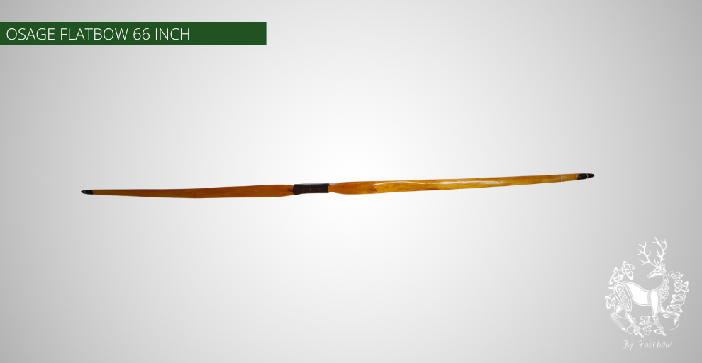 OSAGE SELFBOW, 66 INCH NTN, 45 LBS AMERICAN FLATBOW-Bow-Fairbow-Fairbow