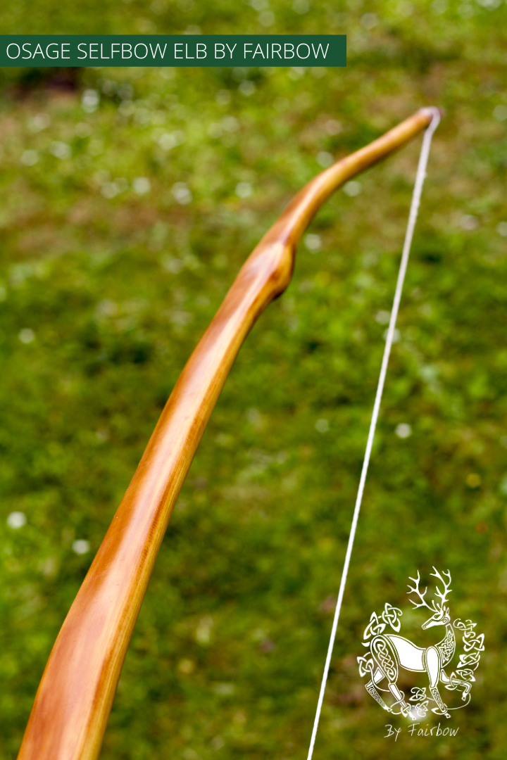 OSAGE SELFBOW,ENGLISH LONGBOW 70 INCH NTN, 57 LBS-Bow-Fairbow-Fairbow