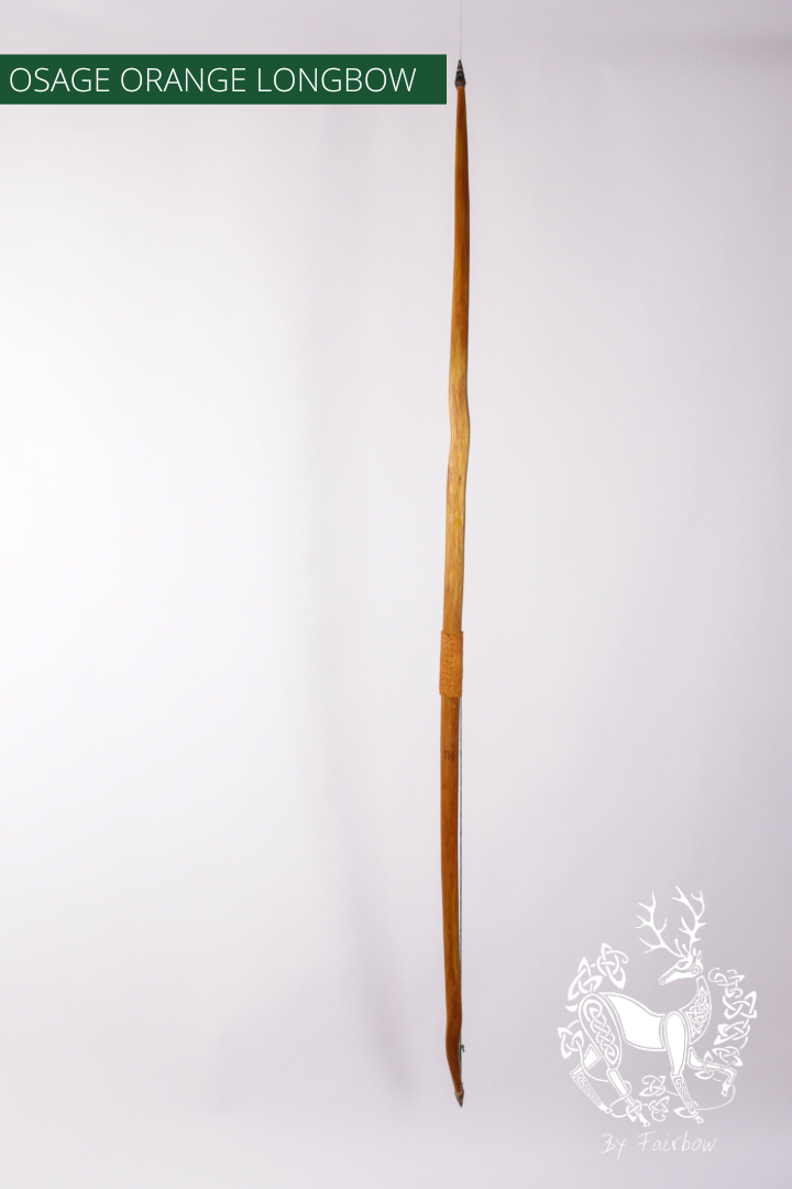 OSAGE SELFBOW,ENGLISH LONGBOW 72 INCH NTN, 52 LBS-Bow-Fairbow-Fairbow