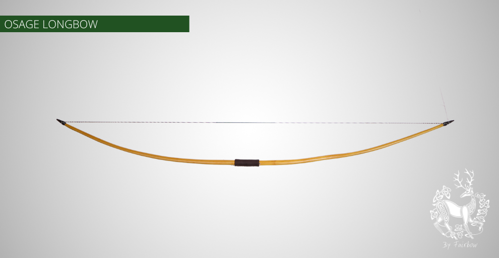 OSAGE SELFBOW,ENGLISH LONGBOW 74 INCH NTN, 59 LBS-Bow-Fairbow-Fairbow