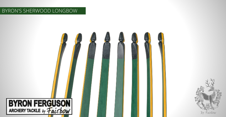 PRE ORDER THE BYRON FERGUSON SHERWOOD AMERICAN LONGBOW BY FAIRBOW-American bow-Fairbow-30 lbs-Left-Fairbow