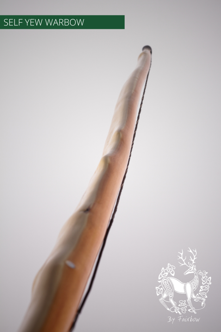 SELF YEW ENGLISH LONGBOW, 105 LBS @ 30 INCH, 76 INCH NTN-Bow-Fairbow-Fairbow