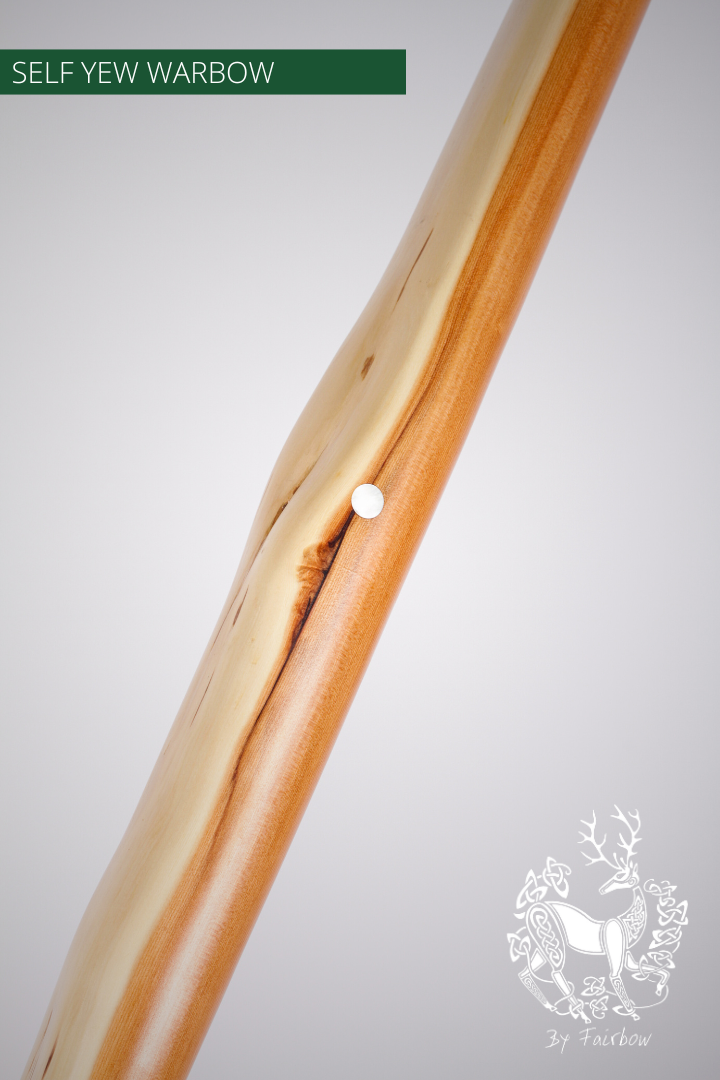 SELF YEW ENGLISH LONGBOW, 105 LBS @ 30 INCH, 76 INCH NTN-Bow-Fairbow-Fairbow