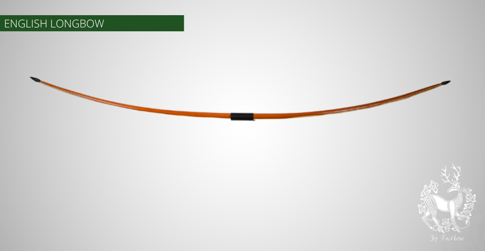 SELF YEW ENGLISH LONGBOW, 60 LBS @ 28 INCH, 76 INCH NTN-Bow-Fairbow-Fairbow