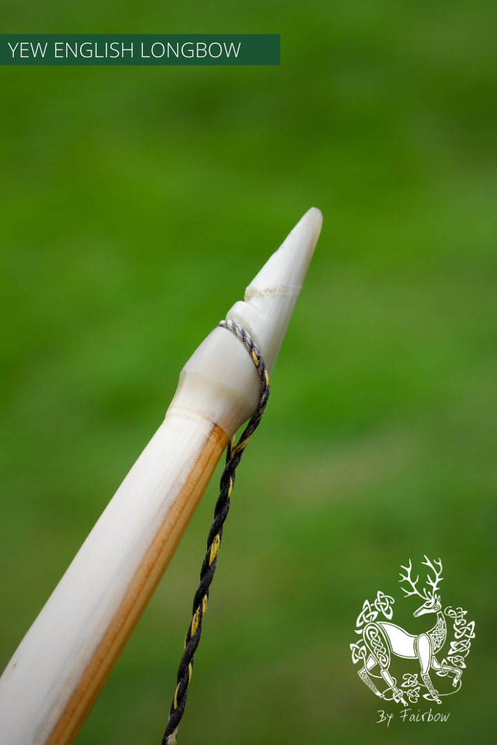 SELF YEW ENGLISH LONGBOW, 93 LBS @ 32 INCH, 78 INCH NTN-Bow-Fairbow-Fairbow