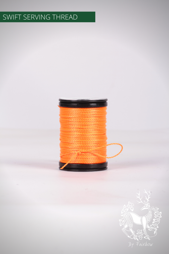 SWIFT SERVING THREAD 010-string-Fairbow-Orange-0.025"-Fairbow