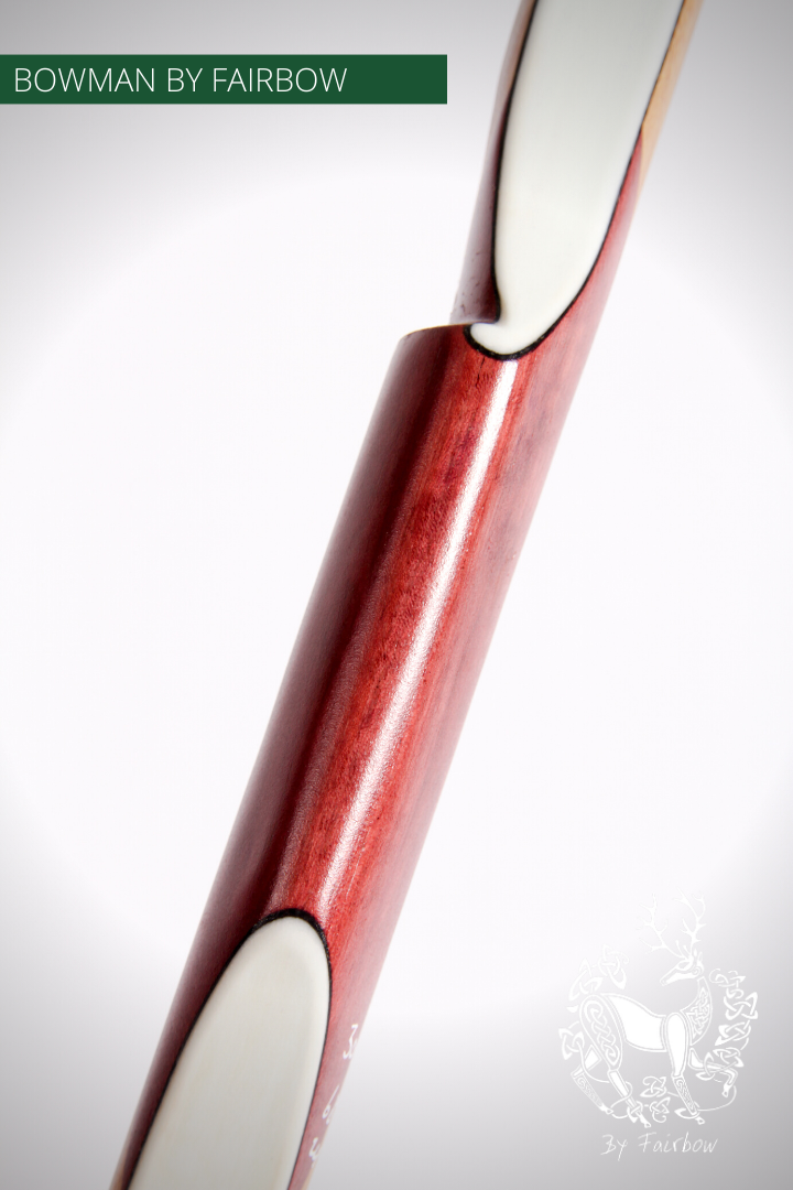 THE BOWMAN AMERICAN SEMI LONGBOW BY FAIRBOW 28@28 WITH PURPLEHEART CAP-Bow-Fairbow-Fairbow