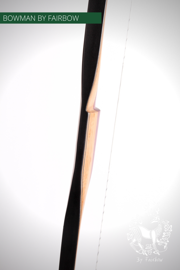 THE BOWMAN AMERICAN SEMI LONGBOW BY FAIRBOW 28@28 WITH PURPLEHEART CAP-Bow-Fairbow-Fairbow