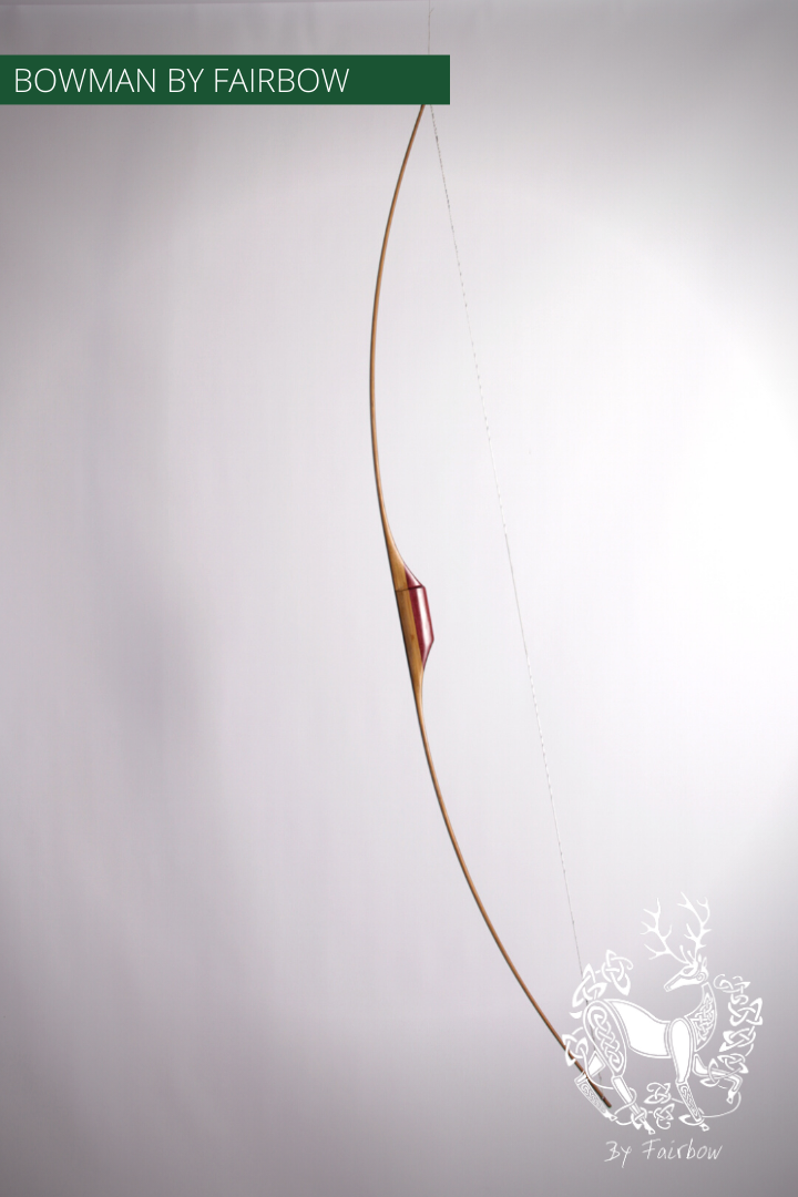 THE BOWMAN AMERICAN SEMI LONGBOW BY FAIRBOW 28@28 WITH PURPLEHEART CAP-Bow-Fairbow-Fairbow