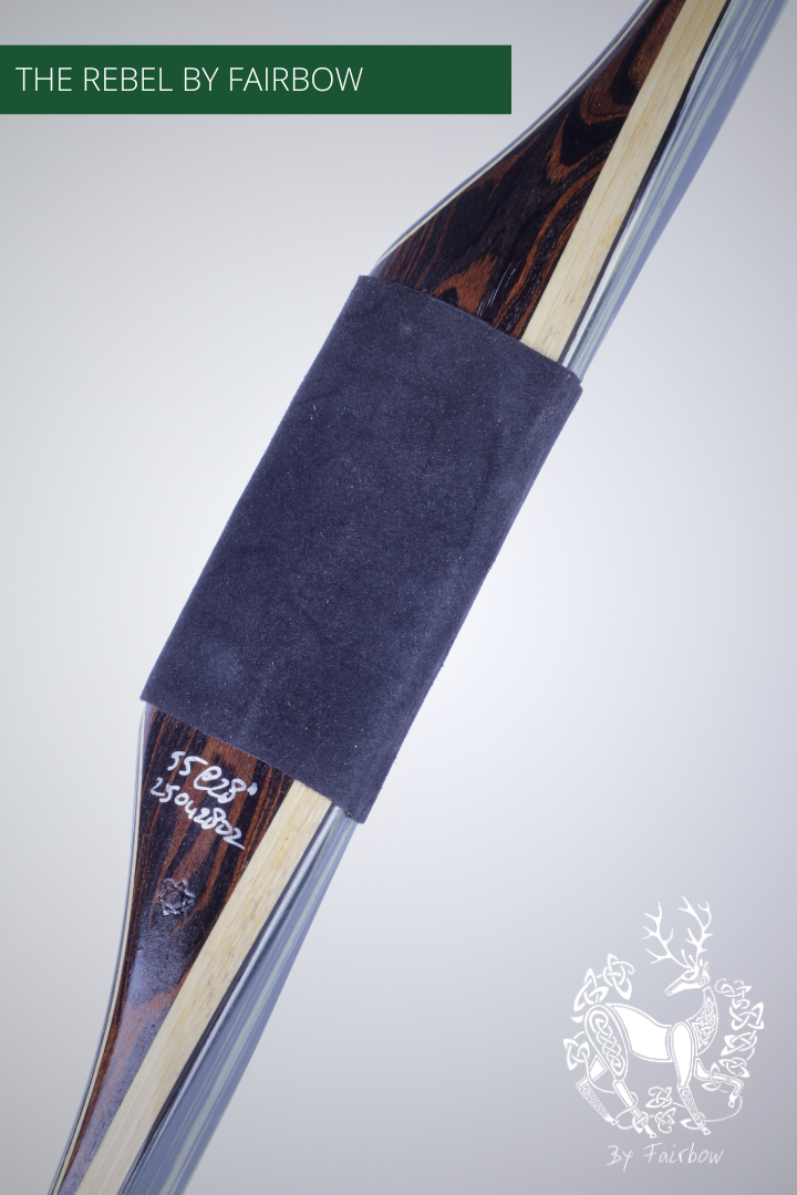 THE REBEL ASL BOW 55@28 CLEAR GLASS, MACASSAR AND SUPERCORE-Bow-Fairbow-Fairbow