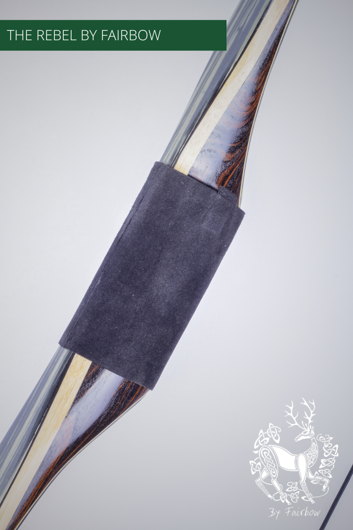 THE REBEL ASL BOW 55@28 CLEAR GLASS, MACASSAR AND SUPERCORE-Bow-Fairbow-Fairbow