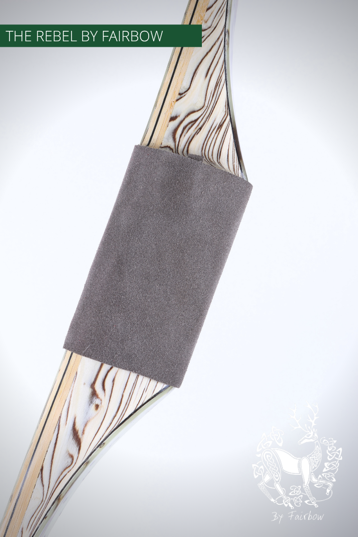 THE REBEL BOW 34@28 CLEAR GLASS, PEAR AND SPALTED BIRDSEYE MAPLE-Bow-Fairbow-Fairbow