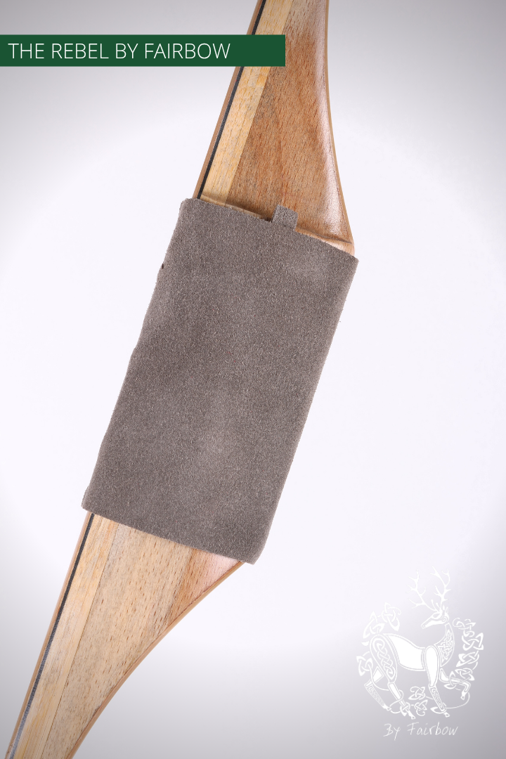 THE REBEL BOW 38@28 CLEAR GLASS, SPALTED PECAN AND SUPERCORE-Bow-Fairbow-Fairbow