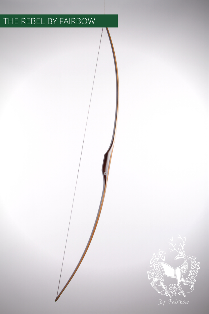 THE REBEL BOW 55@28 RH , ROSEWOOD AND BLACK GLASS-Bow-Fairbow-Fairbow