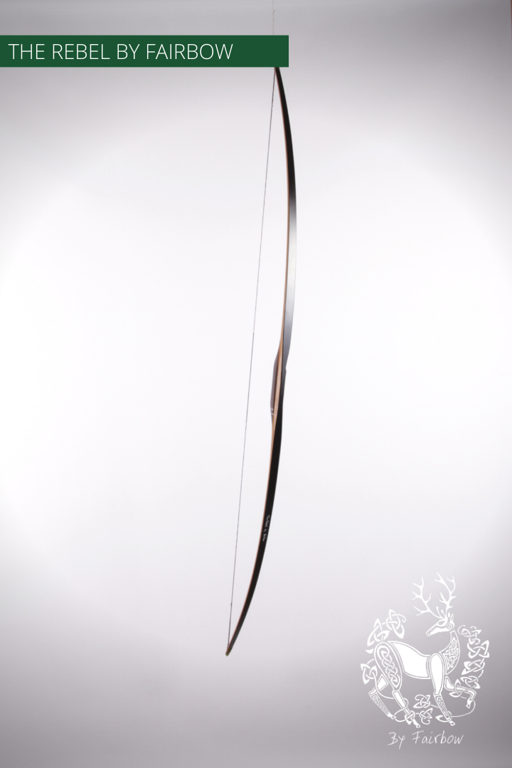 THE REBEL BOW 55@28 RH , ROSEWOOD AND BLACK GLASS-Bow-Fairbow-Fairbow