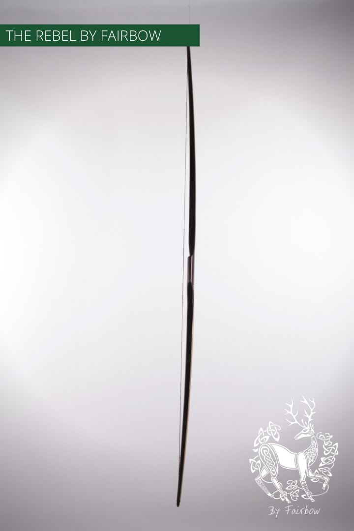 THE REBEL BOW 55@28 RH , ROSEWOOD AND BLACK GLASS-Bow-Fairbow-Fairbow