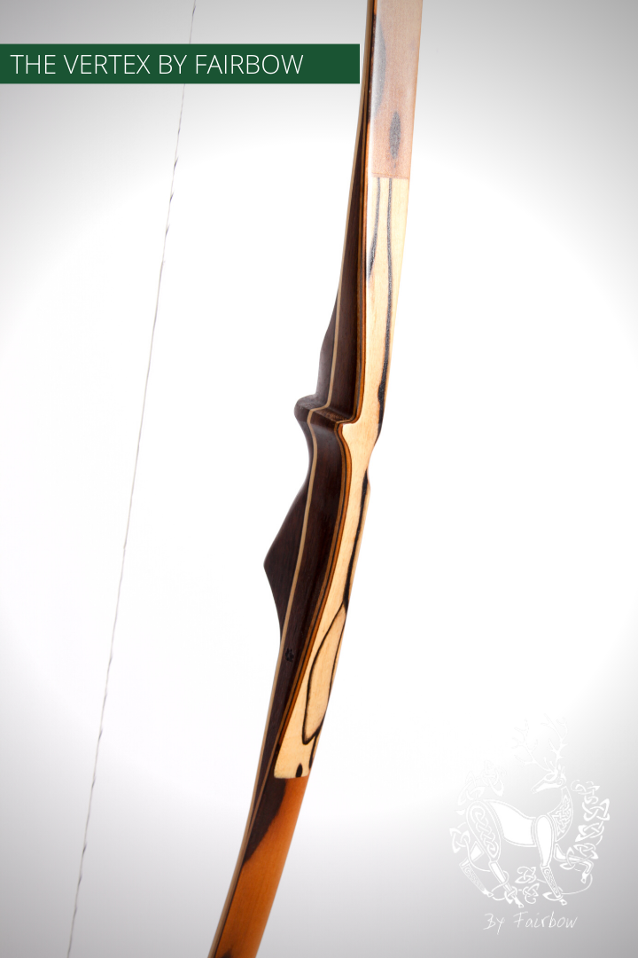 THE VERTEX AFB, 68 INCH NTN, 45 LBS @ 28 INCH EBONY VENEER, SMOKED OAK LH-Bow-Fairbow-Fairbow