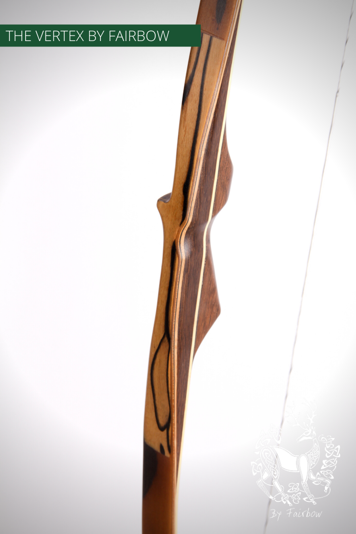THE VERTEX AFB, 68 INCH NTN, 45 LBS @ 28 INCH EBONY VENEER, SMOKED OAK LH-Bow-Fairbow-Fairbow