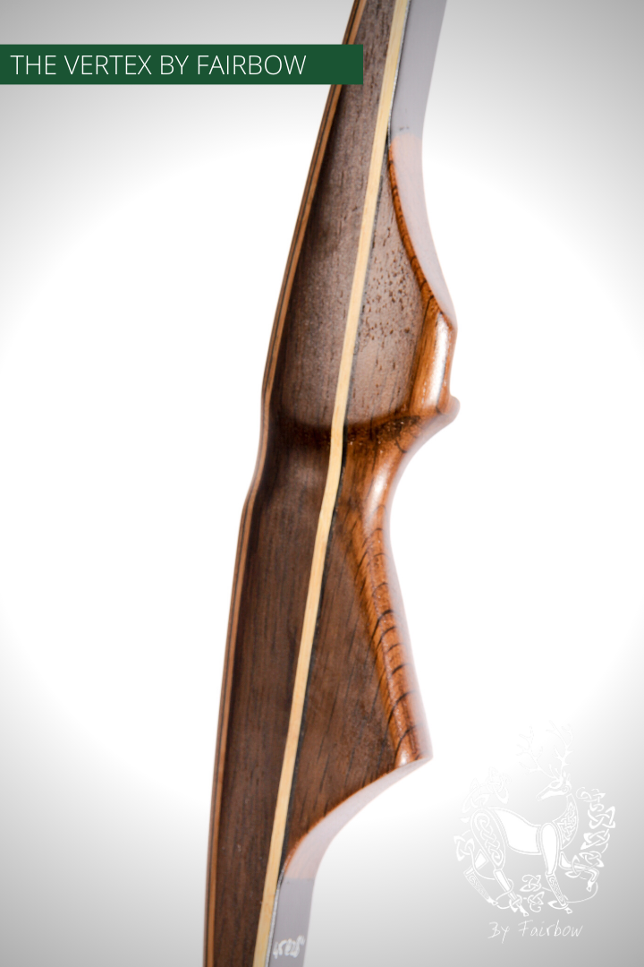 THE VERTEX AFB, 68 INCH NTN, 45 LBS @ 28 INCH EBONY VENEER, SMOKED OAK LH-Bow-Fairbow-Fairbow