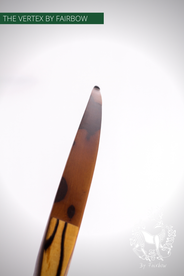 THE VERTEX AFB, 68 INCH NTN, 45 LBS @ 28 INCH EBONY VENEER, SMOKED OAK LH-Bow-Fairbow-Fairbow