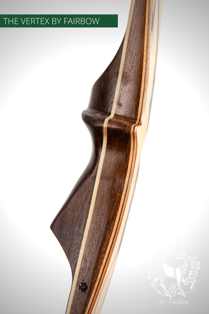 THE VERTEX AFB, 68 INCH NTN, 45 LBS @ 28 INCH EBONY VENEER, SMOKED OAK LH-Bow-Fairbow-Fairbow
