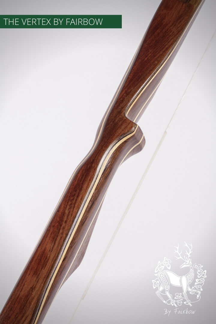 THE VERTEX AFB, 68 INCH NTN, 50 LBS @ 28 INCH PALDAO VENEER, SMOKED OAK-Bow-Fairbow-Fairbow