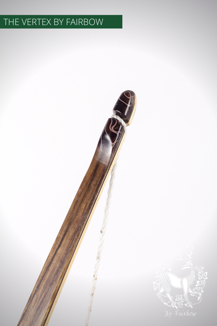 THE VERTEX AFB, 68 INCH NTN, 50 LBS @ 28 INCH PALDAO VENEER, SMOKED OAK-Bow-Fairbow-Fairbow