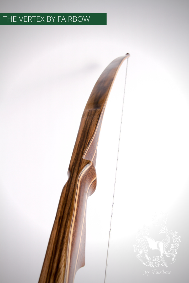 THE VERTEX AFB, 68 INCH NTN, 56 LBS @ 28 INCH PALDAO VENEER, SMOKED OAK-Bow-Fairbow-Fairbow