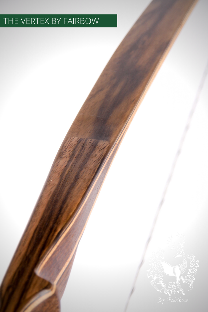 THE VERTEX AFB, 68 INCH NTN, 56 LBS @ 28 INCH PALDAO VENEER, SMOKED OAK-Bow-Fairbow-Fairbow