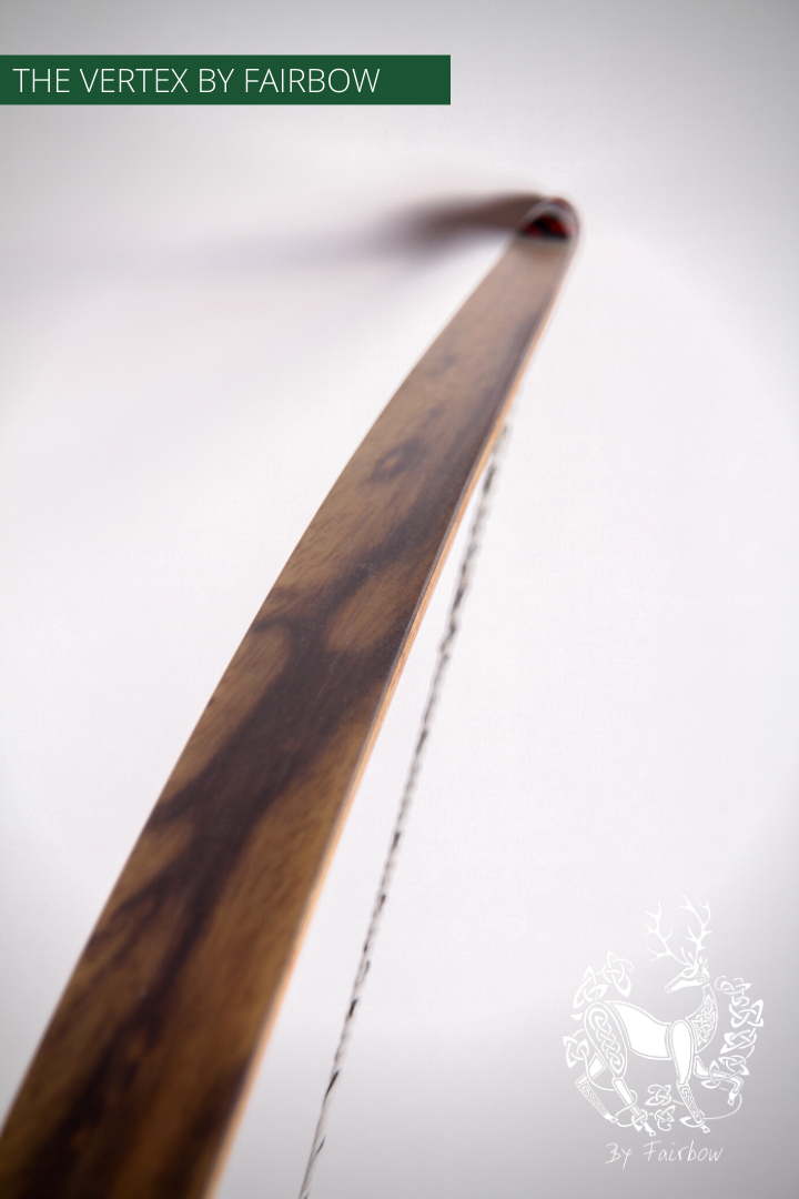 THE VERTEX AFB, 68 INCH NTN, 56 LBS @ 28 INCH PALDAO VENEER, SMOKED OAK-Bow-Fairbow-Fairbow