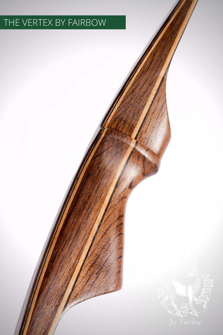 THE VERTEX AFB, 68 INCH NTN, 56 LBS @ 28 INCH PALDAO VENEER, SMOKED OAK-Bow-Fairbow-Fairbow
