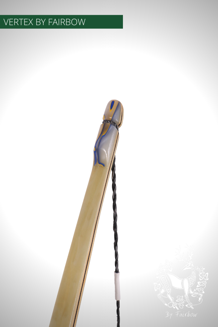 THE VERTEX BOW 68" CLEAR BACKING OVER BIRDSEYE MAPLE 25 LBS @ 28 INCH RH-Bow-Fairbow-Fairbow