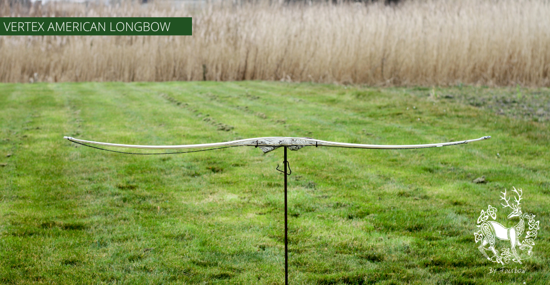 THE VERTEX BOW 68" CLEAR BACKING OVER CURLY BIRCH 46 LBS @ 28 INCH RH-Bow-Fairbow-Fairbow