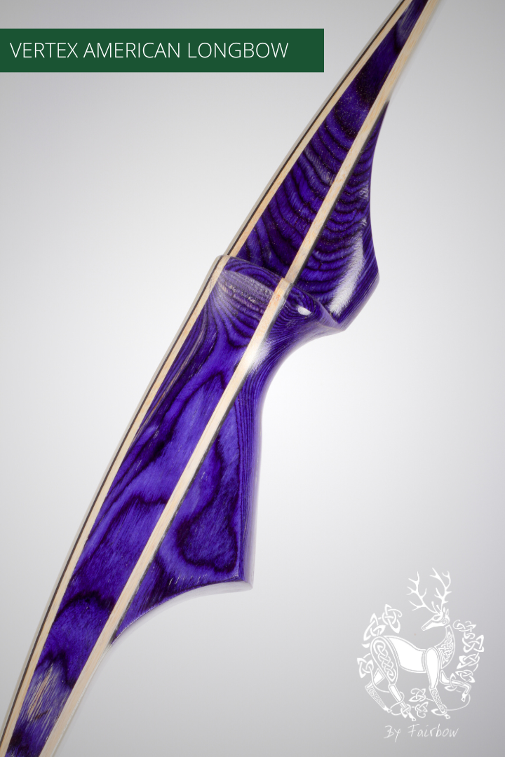 THE VERTEX BOW 68" CLEAR BACKING OVER BIRDSEYE MAPLE 50 LBS @ 28 INCH RH-Bow-Fairbow-Fairbow